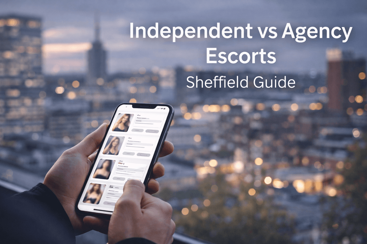 Independent vs Agency Escorts in Sheffield – What's the Difference?