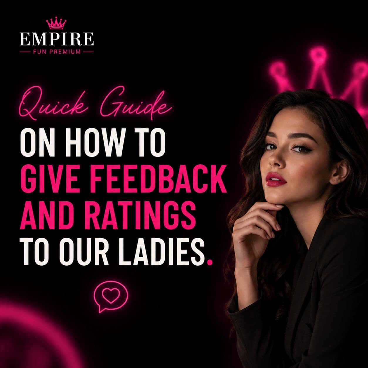 Quick Guide on How to Give Feedback and Ratings to our Escorts